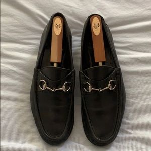 Black Gucci Loafers - size 11